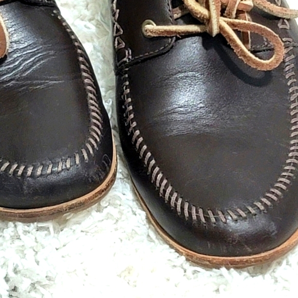 Vintage Timberland Women's Leather Boat  Loafers Shoes Size 8 W - Picture 12 of 12